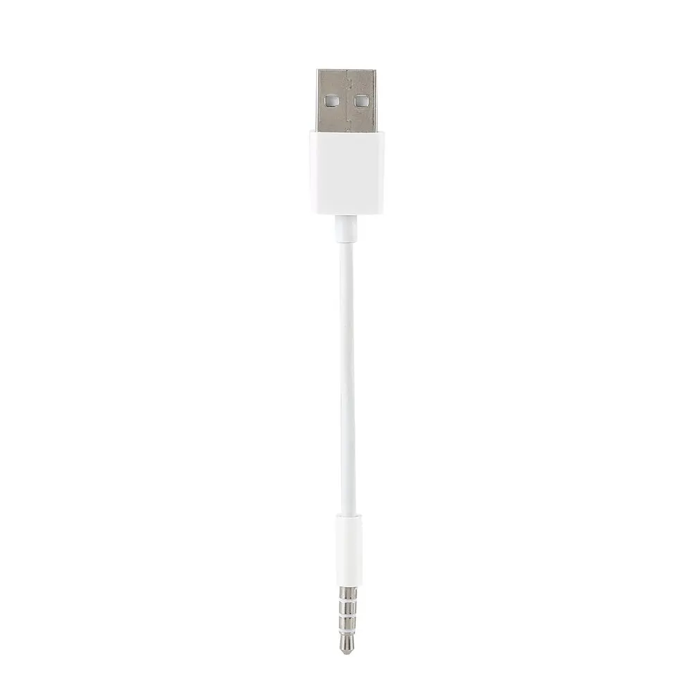 

USB to 3.5mm Transfer Audio Adapter Cable 3.5mm Jack to USB 2.0 Data Sync Charger Cable cord for Apple iPod Shuffle 3rd 4th 5th