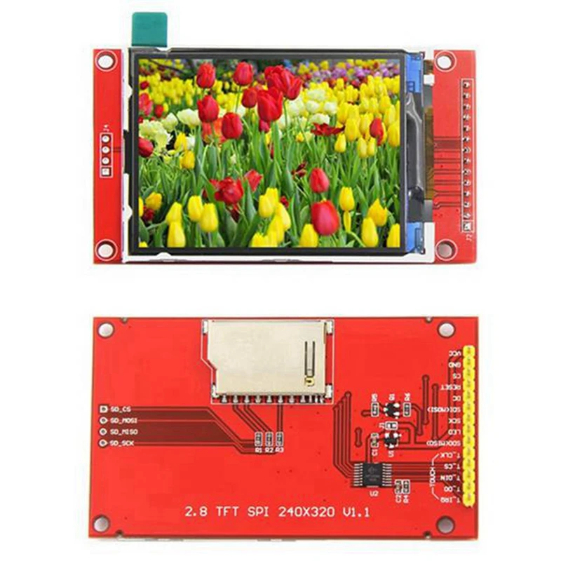 240X320 3 5-дюймовый SPI TFT LCD Сенсорная панель модуль последовательного порта с PBC ILI9341