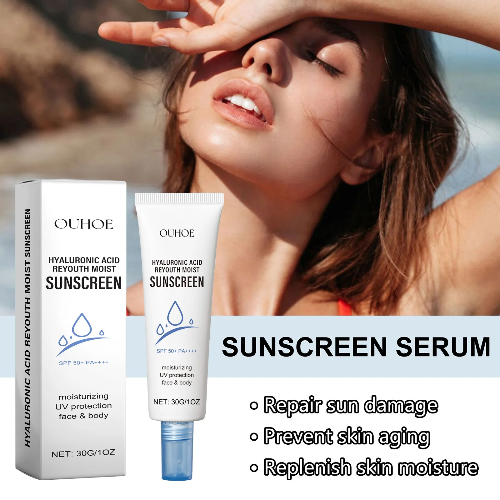 Солнцезащитный крем SPF50 УФ-защита защита от солнечных ожогов изоляция лучей