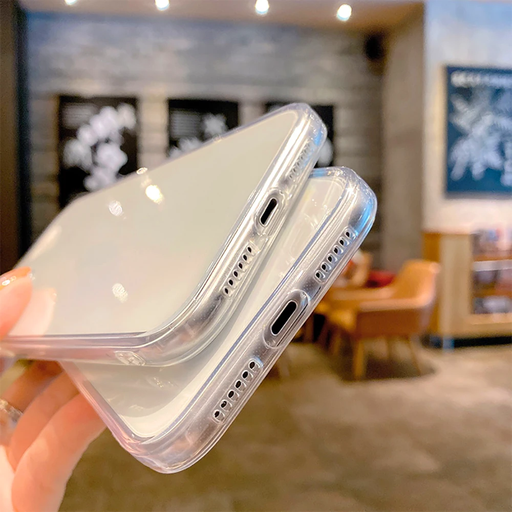 Прозрачный чехол для телефона DISNEY с Микки Маусом Лило и Стич iPhone 11 12 13 14 Pro Max Mini X XR