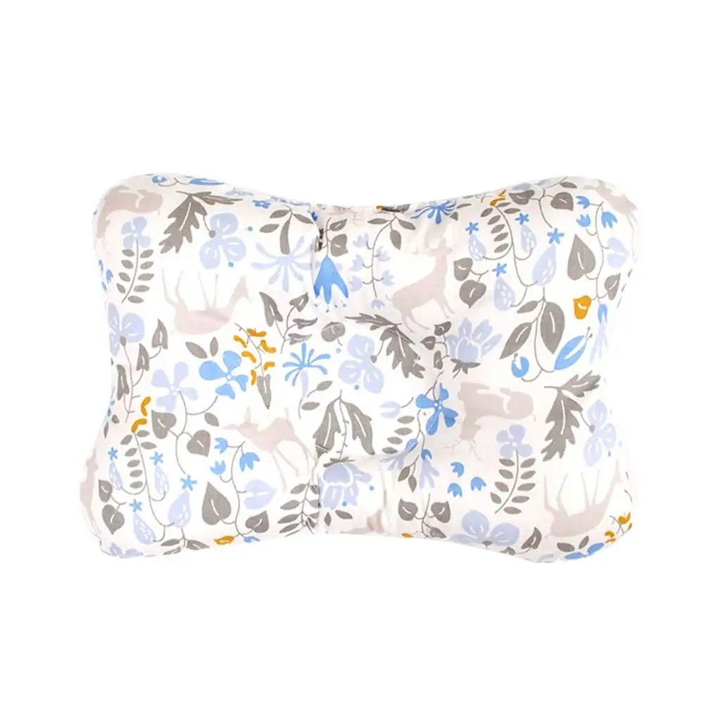 

Baby Infant Cotton Prevent Flat Head Shaping/Neck Support Pillow with 3D Breathable Mesh