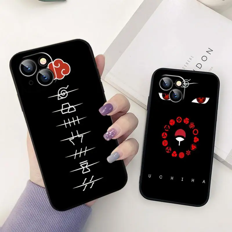 

Чехол для телефона Naruto Uchiha, чехол для iPhone 12 7X11 12 ProMax 8 SE Mini 6 Xs 13 XR Plus Max 6s 2020 Kw77, защитный ПВХ