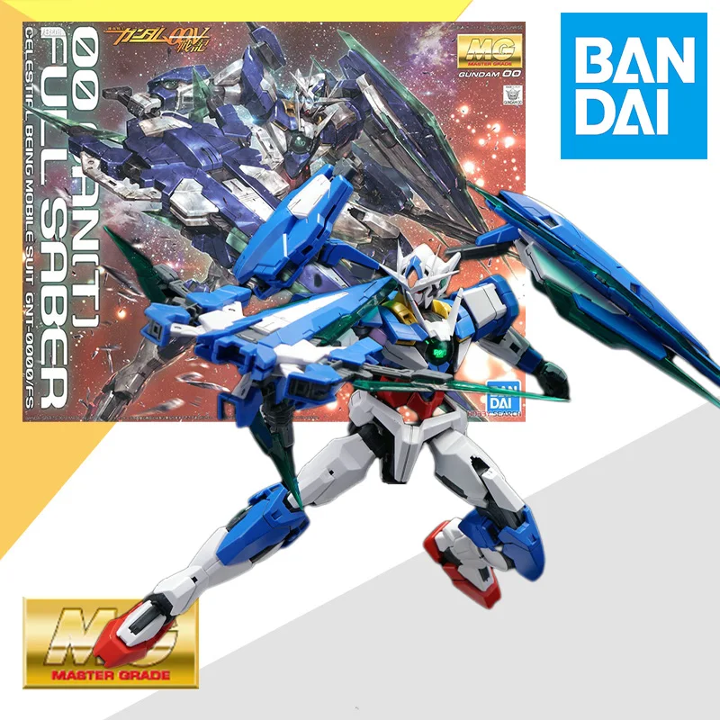 

Bandai 1/100 MG Master Grade GUNDAM 00 QAN[T] FULL SABER Model Kit Assembly Anime Action Figure Assembly Model Toy Gift for KID