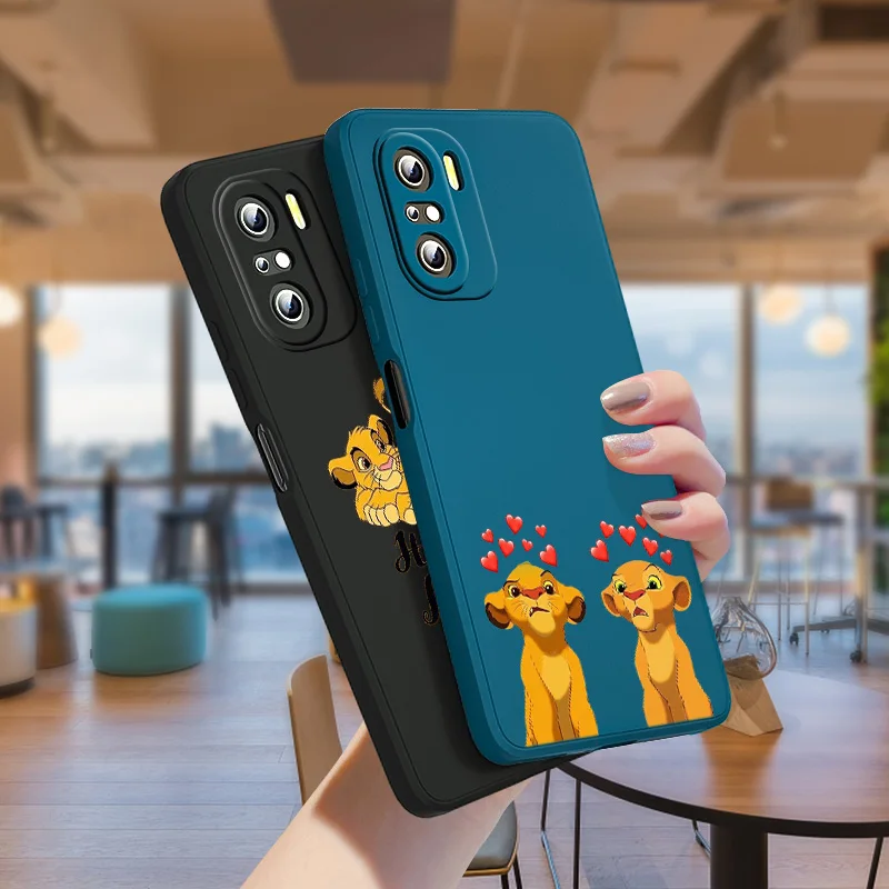

The Lion King For Xiaomi Redmi K50 K40 10X 10 9T 9AT 9A 9C 9 8A 8 7 6A 5A Gaming Pro Liquid Rope Phone Case Capa