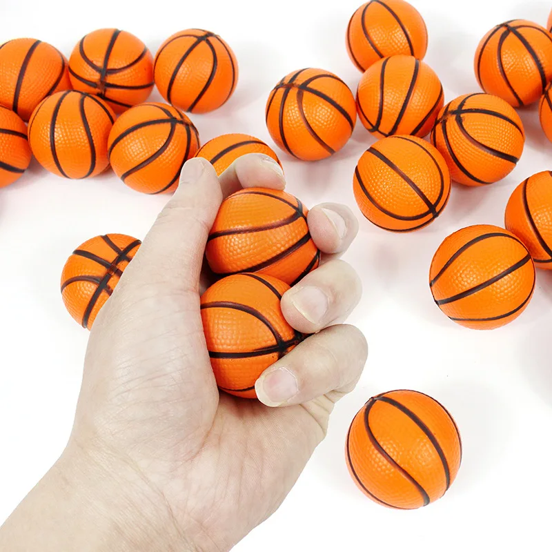 

PU Foam Basketball Squeeze Decompression Ball Finger Sensory Fidget Toys for Stress Reliever