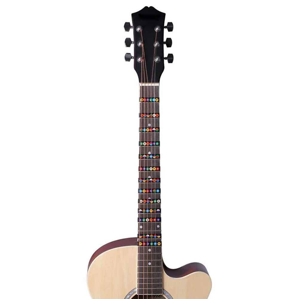

Guitar Fretboard Notes Map Labels Sticker Fingerboard Fret Decals For 6 String Acoustic Electric Guitarra Black/White