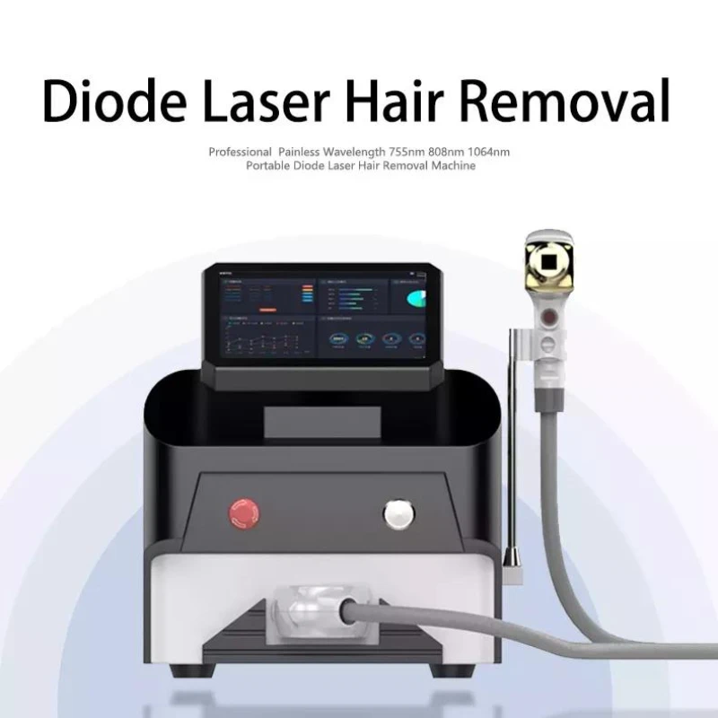 

Diode laser hair removal machine 3 Wavelength Germany high quality 808 1064nm portable painless powerful professional