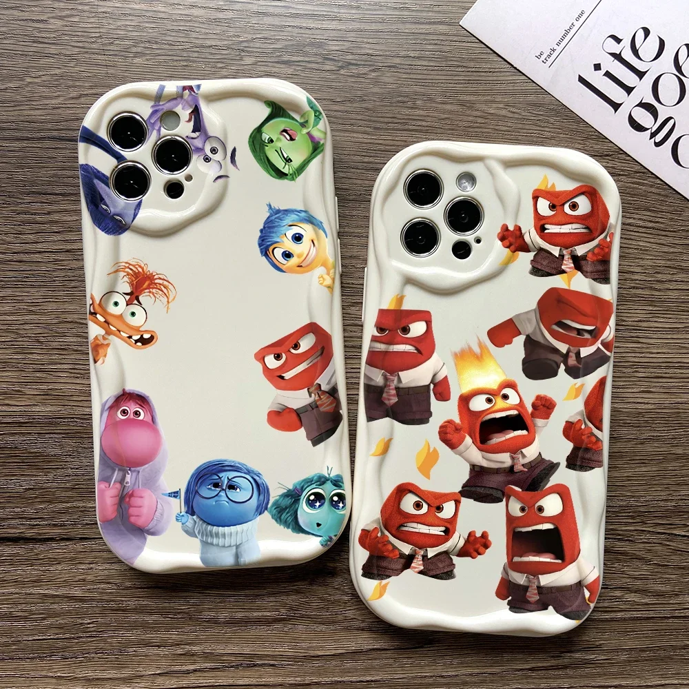 Чехол для телефона Inside Out Joy Vivo Y50 Y36 Y35 Y30 Y28 Y22 Y21 Y20 V40 V30e V27e V23 V23e S12 4G 5G 3D Creamy Wave Soft Cover