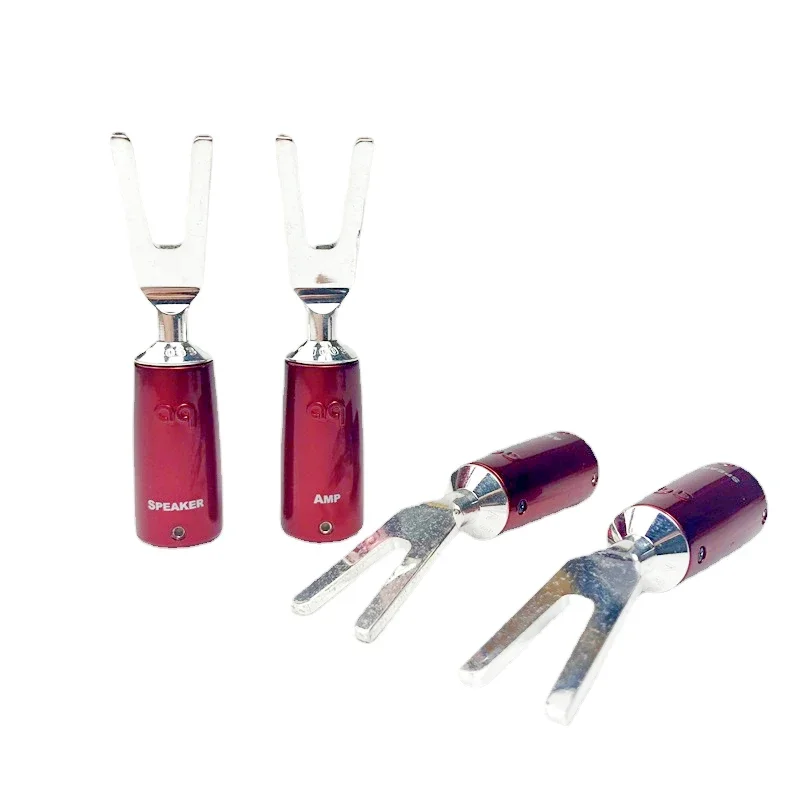 Штекер типа банан серии 1003 посеребренный 4 шт