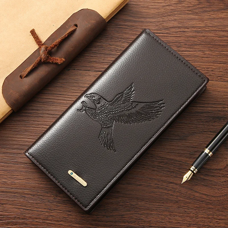 Vintage Men's Wallet Fashion Male Card Holder Slim Clutch Money Clip Classic Business ID Credit Card Bag High Quality billeteras