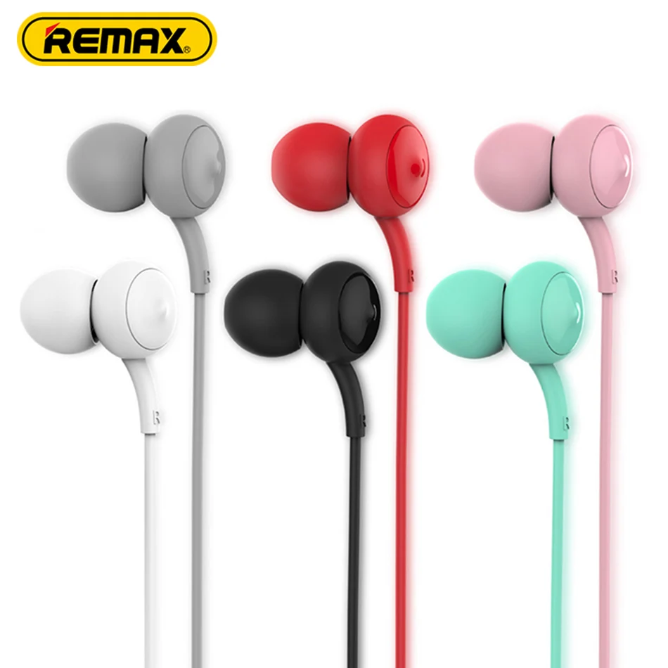 

Remax RM-510 Wired Headphones Touch Music Noise Reduce High Quality Earphones Sports Game Headest 3.5mm Universal Jack With Mic