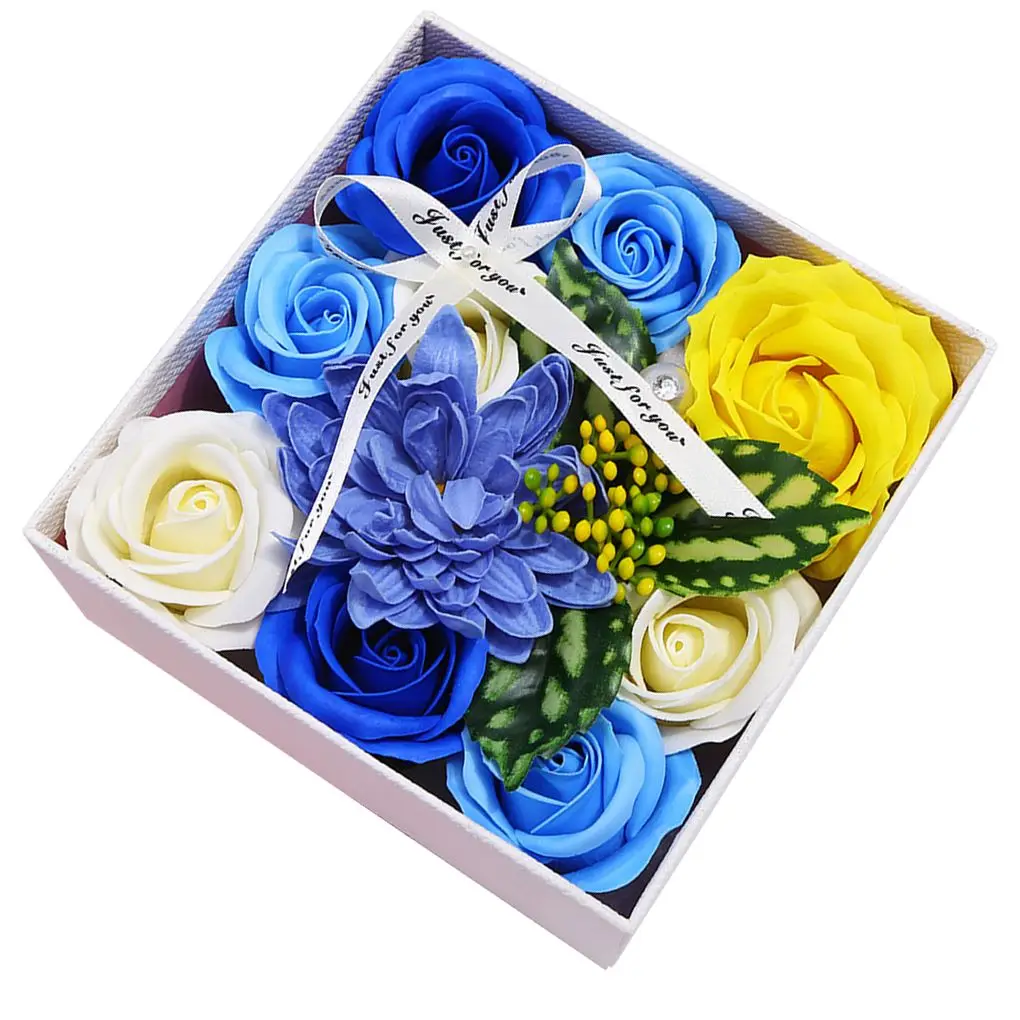 

Creative Artificial Flowers Valentine'S Day Soap Flower Gift Rose Box Wedding Home Festival Gift Artificial Flowers High Quality