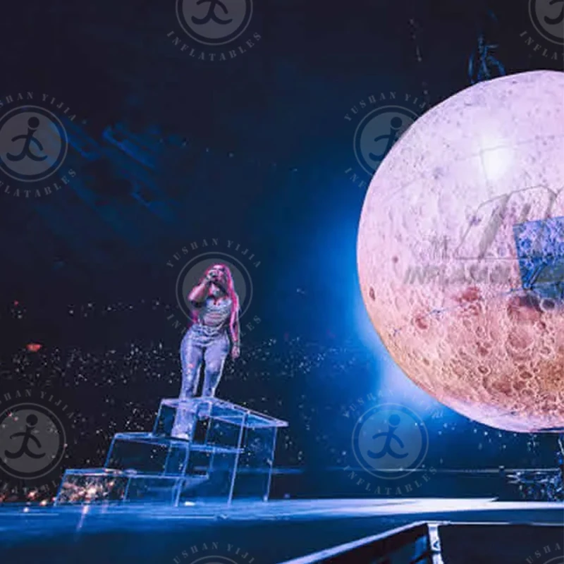 Надувной воздушный шар серии Universe с подсветкой выдувная модель планеты для сцены