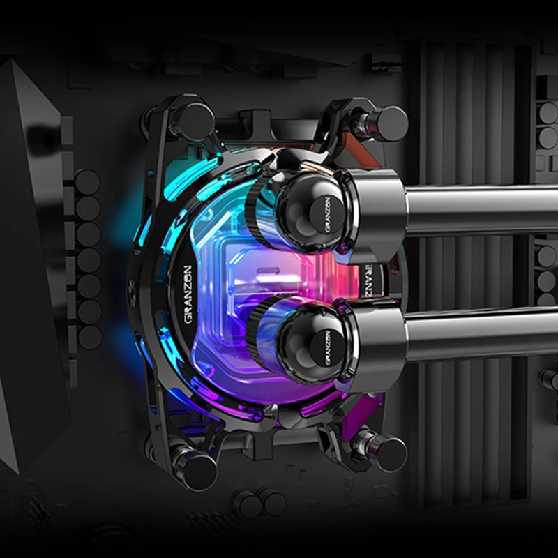Блок центрального процессора Granzon 0 15 ММ струйный микроканал для INTEL Lga115x/1200 и AMD