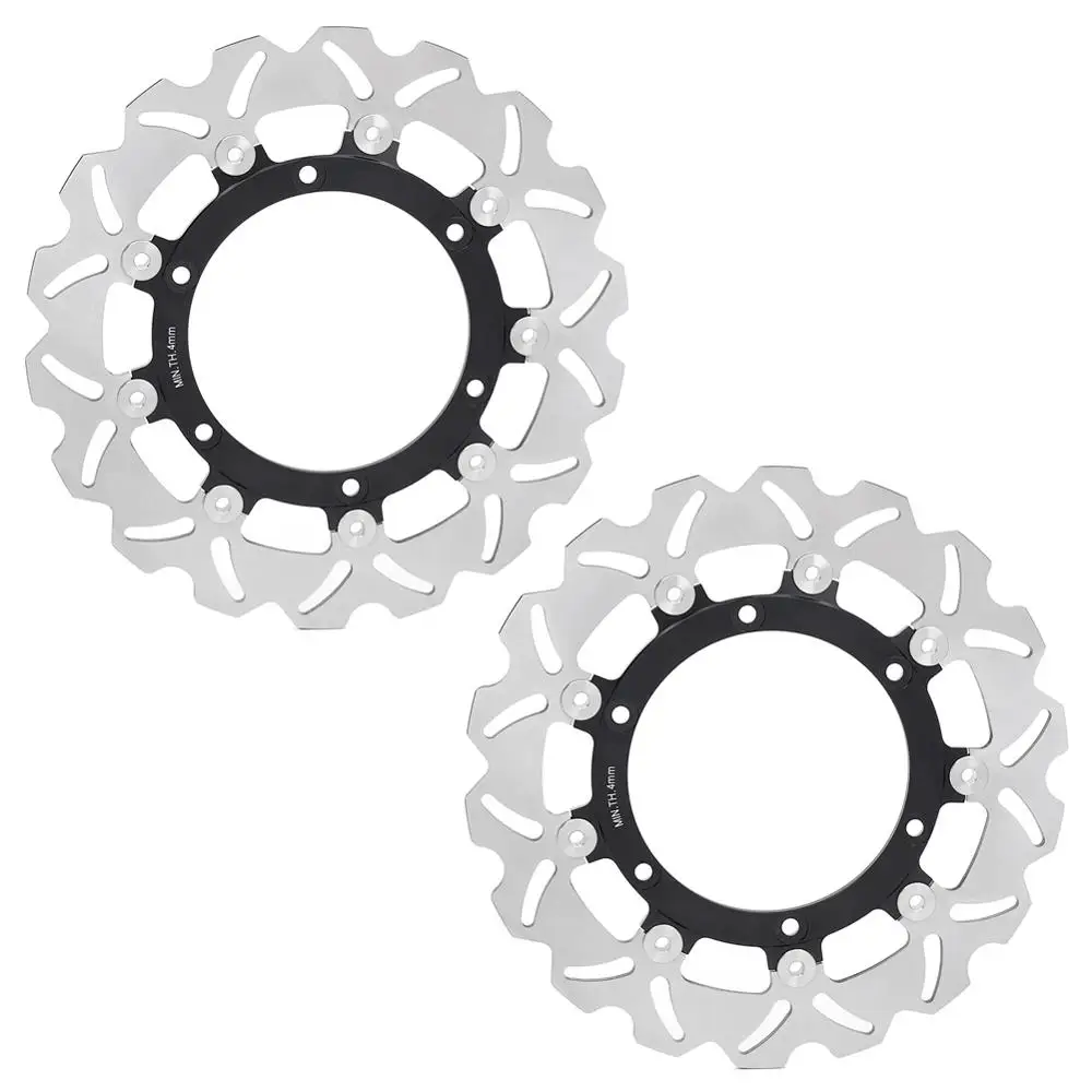 

BIKINGBOY для Aprilia ETV 1000 Caponord Rally Raid/ABS 01 02 03 04 05 06 07 08 Передние тормозные диски Диски Роторы 300 мм Нержавеющая сталь