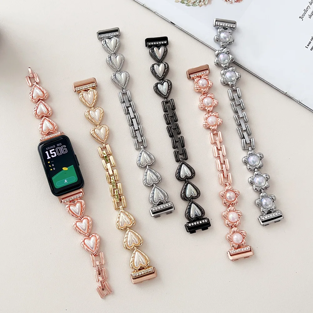 

Женский браслет в форме сердца для Huawei Band 8, сменный Браслет Band8