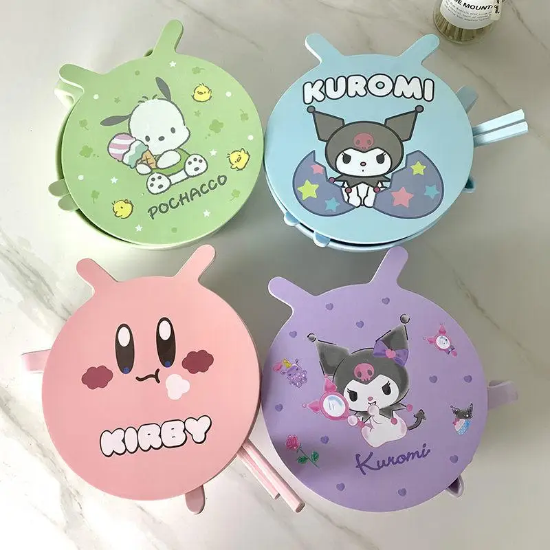 

Миска для лапши в японском стиле аниме с крышкой, 1500 мл