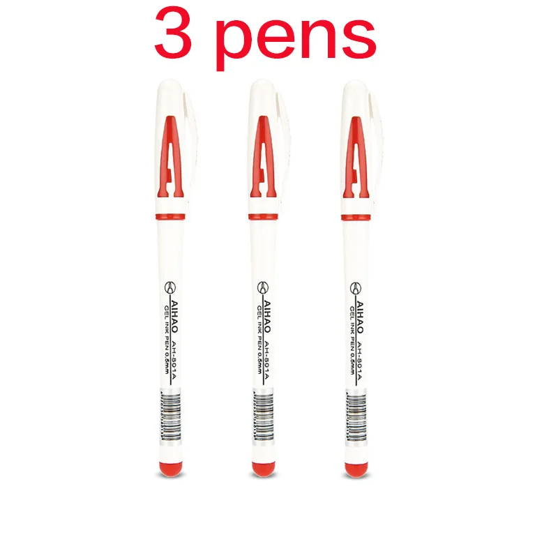 

Гелевые ручки 3 шт., черный/синий/красный, 0,5 мм