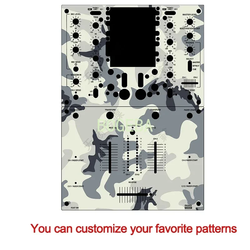 DJM-909 кожа для контроллера pellicola copertura totale наклейка DJ машина защитная пленка узор