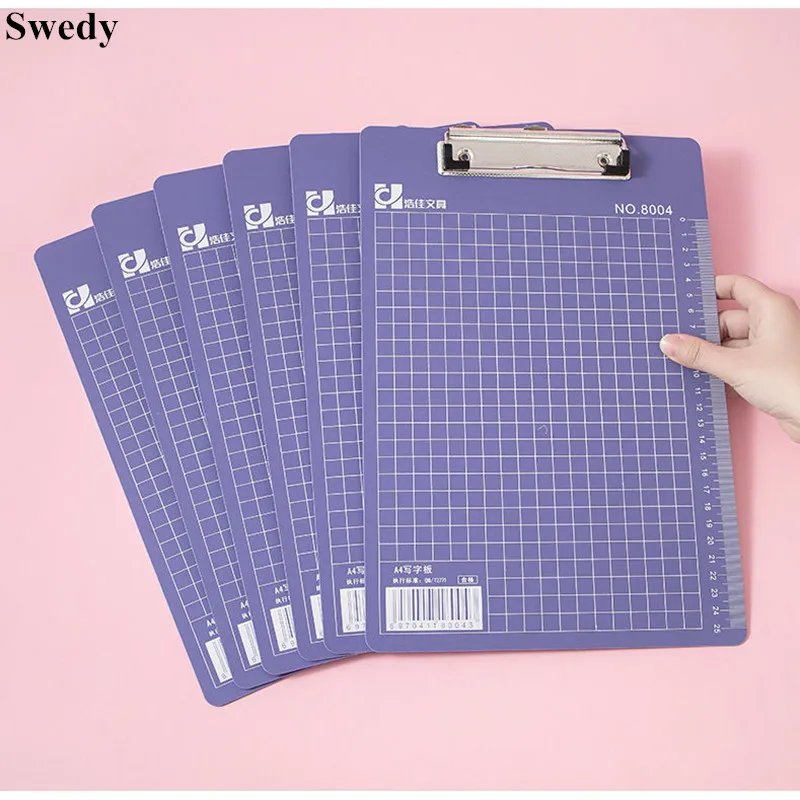 

A4 Plastic Restaurant Menu Clipboard File Clip Board Schools Hospitals Sign Holder Foldable Writing Pad Board