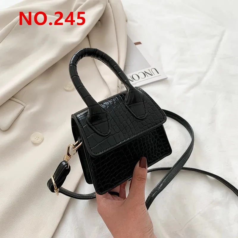 

2022 NEW Women Shoulder Handbags Stone Pattern Pu Leather Trend Designer Chain Hasp Bags Coin Purse Mini Single Square Bag