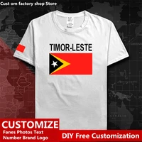 democratic republic of timor leste east timor tls country t shirt custom jersey fans name number fashion loose casual t shirt