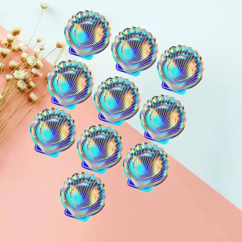 

24PCS Iridescent Foil Decorative Paper Dishes Party Tableware for Cake Appetizer