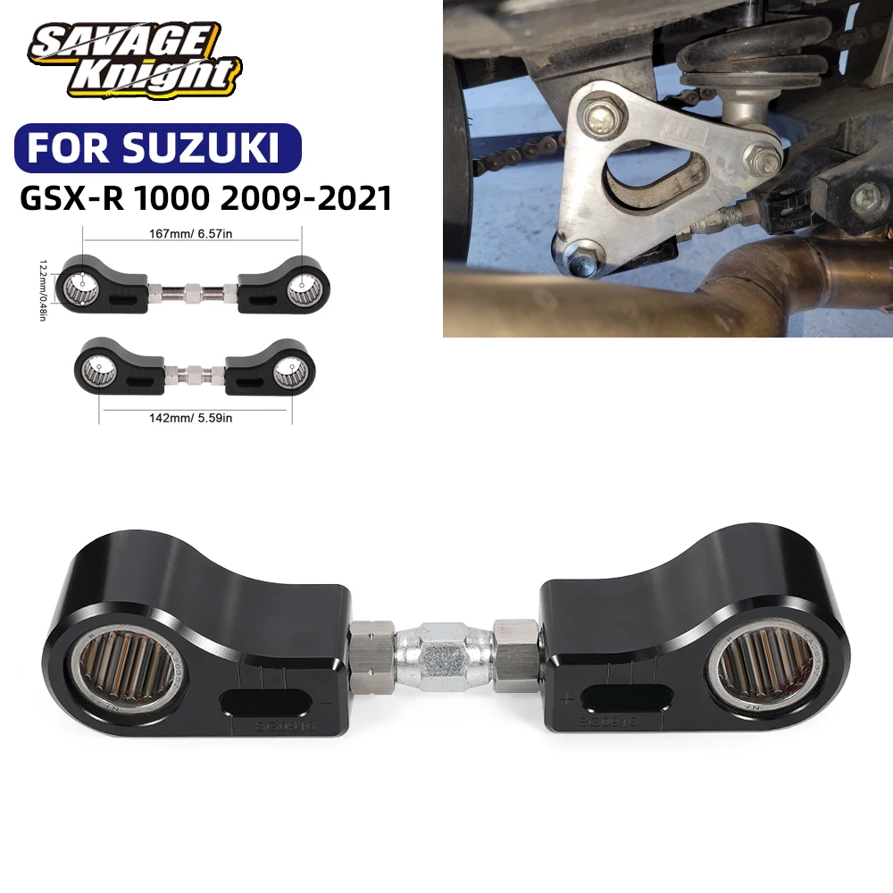 

Adjustable Rear Lowering Links For SUZUKI GSXR 1000 2009-2021 Motorcycle Accessories Lower Drop Kit Suspension Shock Absorber