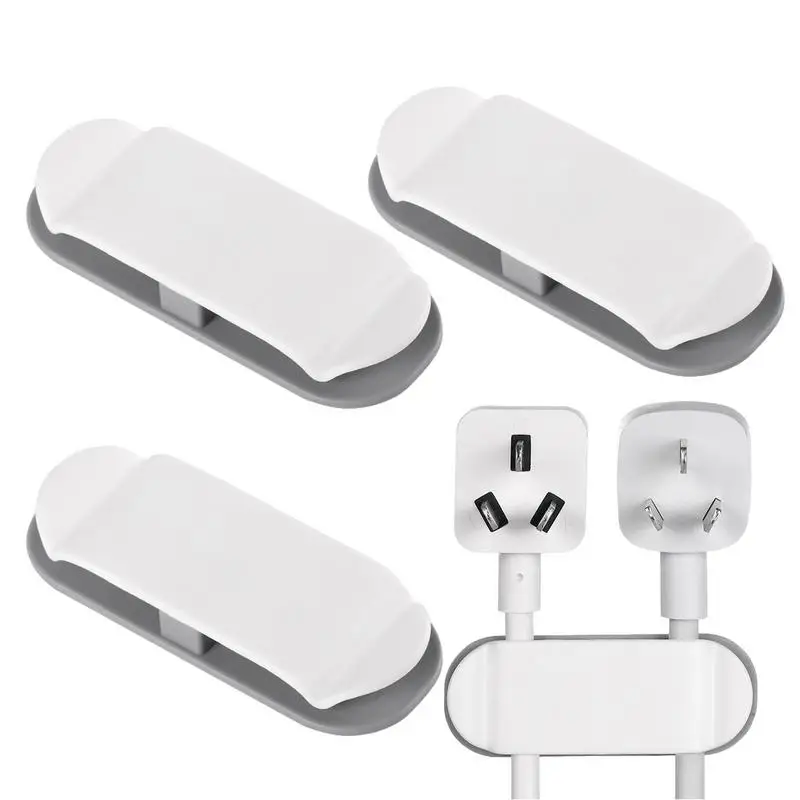 

Оберточный держатель для шнура, 4 шт., органайзер для шнура, управление кабелем, настольные кабельные зажимы и держатель для шнура для дома