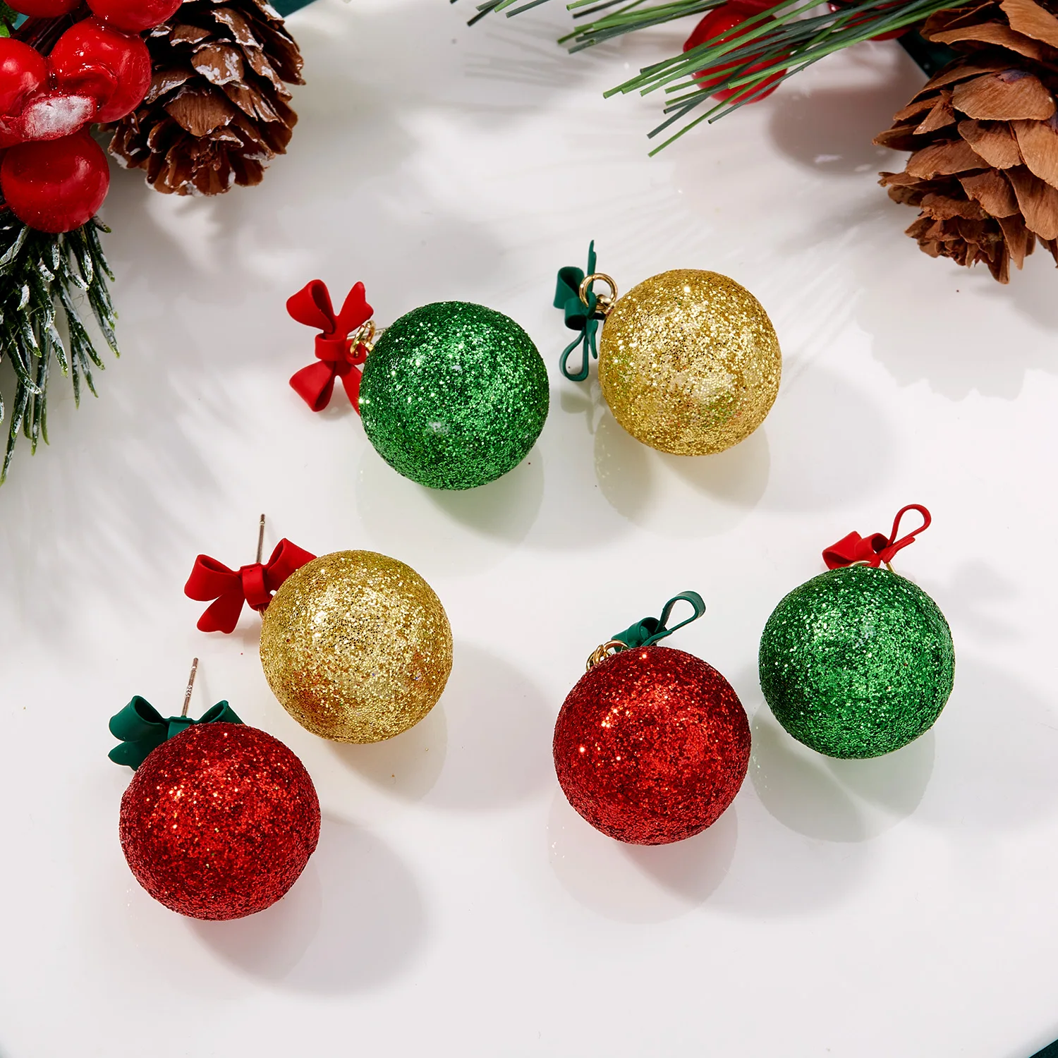 

Hot Selling Mix Styles Merry Christmas Earrings For Women Fashion Christmas Tree Deer Santa Drop Earrings New Year Jewelry Gifts