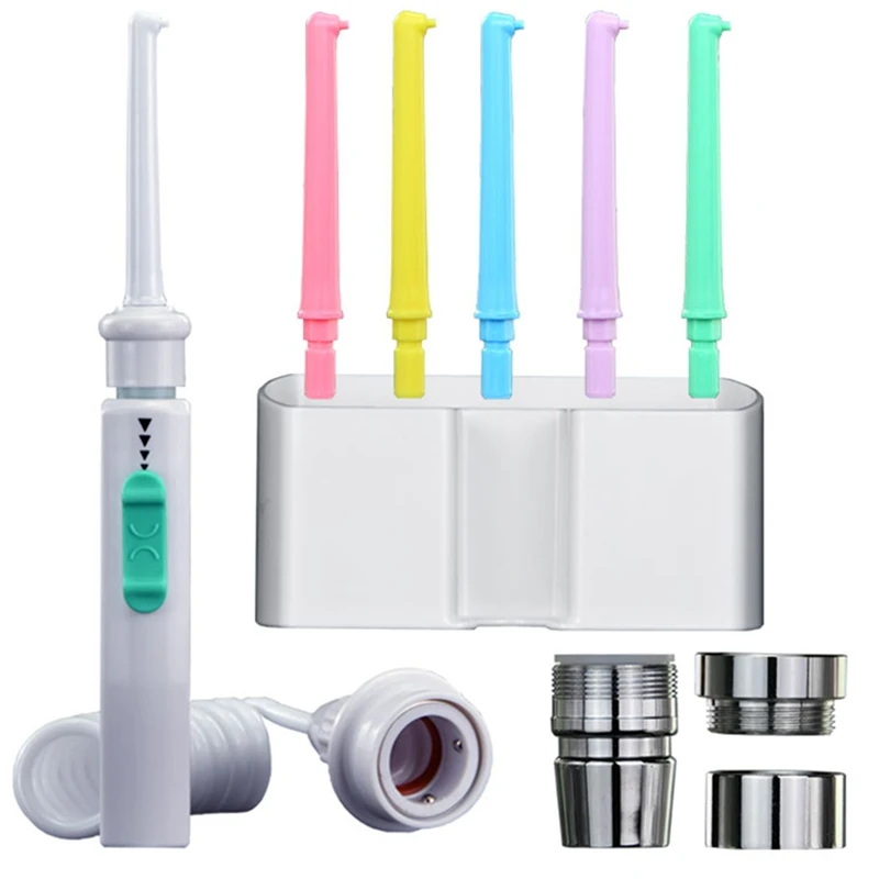 

Tips Oral Faucet Floss Water Jet Flosser Implement Tooth Cleaner Multi-Jet Nozzles Teeth Clean