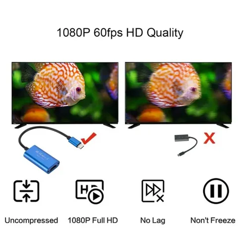 Карта видеозахвата BGGQGG Type-C, HDMI-совместима с USB 1080P HD, запись игр для PS4, переключатель, Фотокамера
