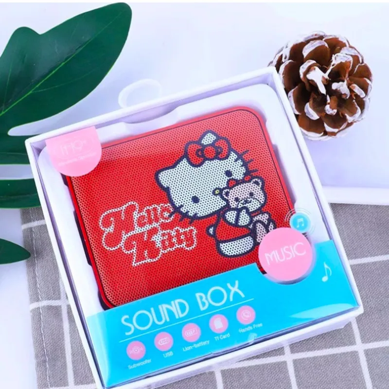 

Hellokitty Wireless Portable Bluetooth Sound Speaker Smart Subwoofer Powerful Speaker Carry Mini Card Subwoofer Bluetooth Sound