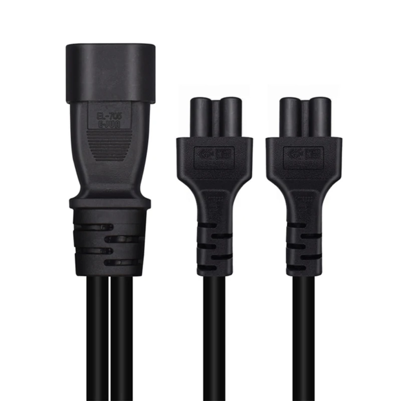 3-контактный разъем IEC320-C14 папа на 2 разъема мама IEC320-C5 кабель преобразователя