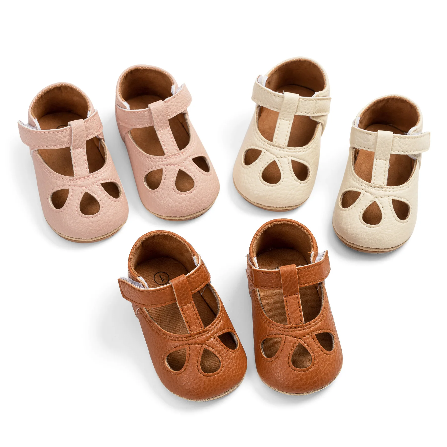 

New Baby Shoes Newborn Toddler Walking Shoes Hollowed-out Baby Girls Princess Genuine Infant Soft Sole Shoes Baby Accessories