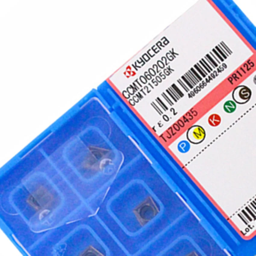 

CCMT060202GK PR1125 / CCMT060204GK PR1125 / CCMT120404GK PR1125 / CCMT120408GK PR1125 карбидные вставки с ЧПУ 10 шт./корк.