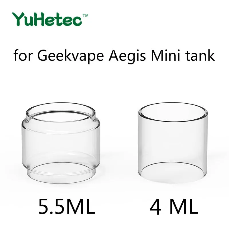 

Vape Accessories 5PCS Original YUHETEC Replacement Glass Tube for Aegis Mini MAX kit Glass Tank