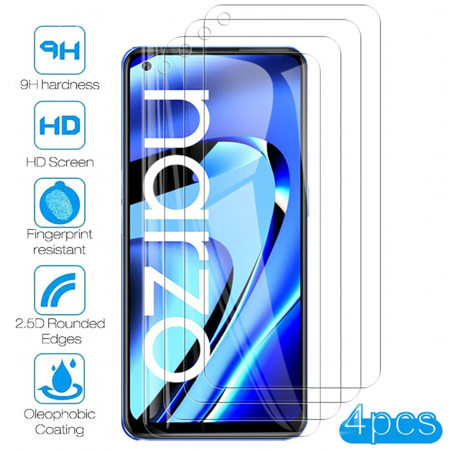 

Стекло для сенсорного экрана Realmi narzo 50 pro, 4 шт.