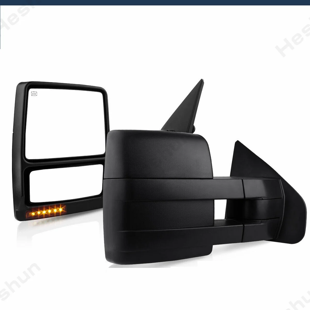 

Для Ford F150 Pickup Towing Mirrors 2007-2014 гг., совместимые с электроподогревом, со светодиодным сигналом и буксирными зеркалами Puddle Light (набор пар)