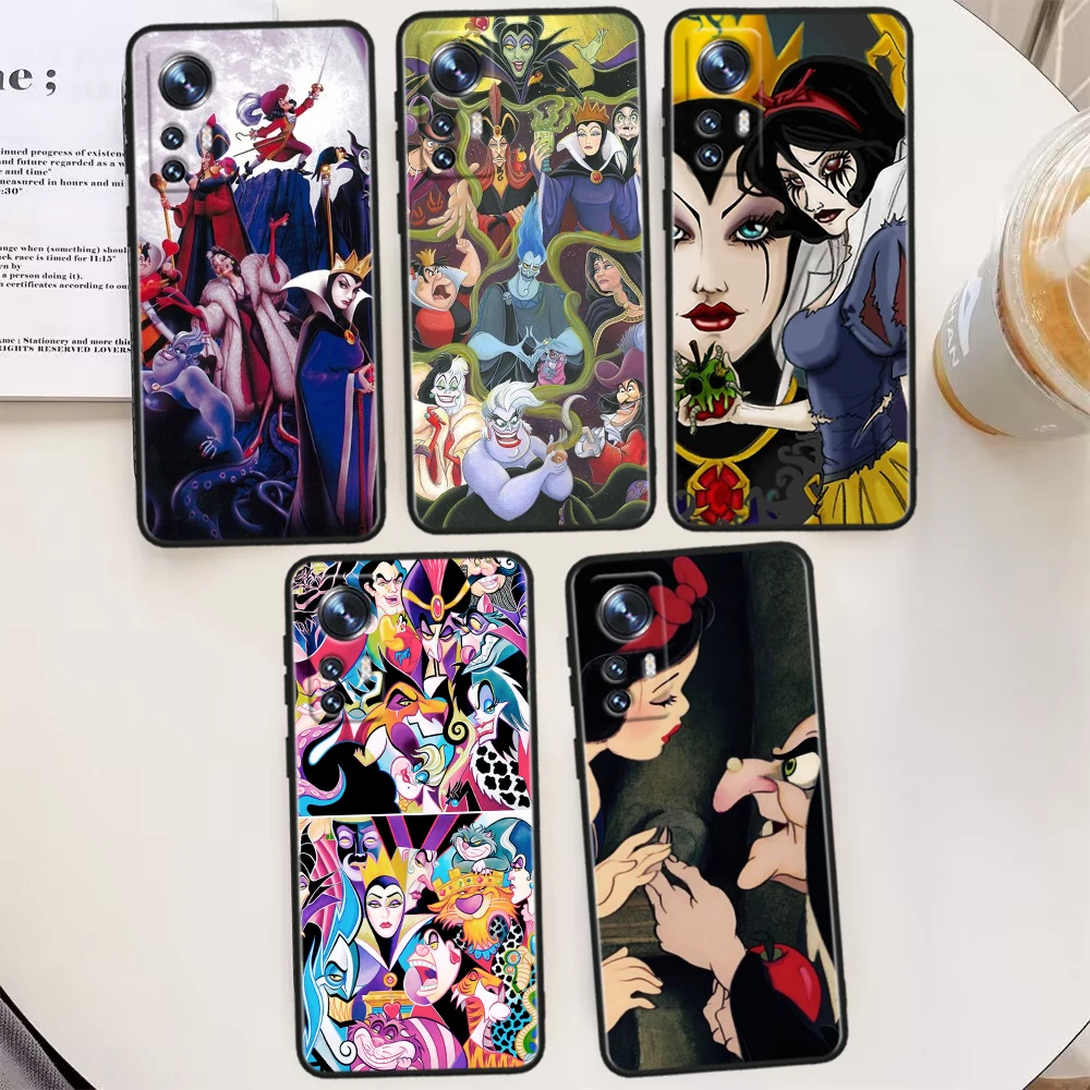 

Disney Villains Combo For Xiaomi Mi 13 Ultra 12T 12S 12X 11i 11X 11T Play HyperCharge Lite Pro Black Phone Case Phone Case