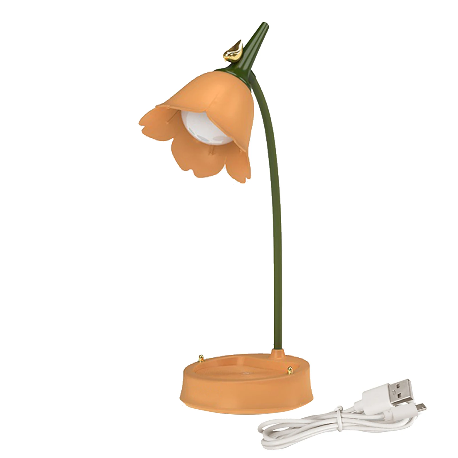 

Eye Protection Touch Control Table Light Reading Modern Office Flower LED Desk Lamp Night Lighting Kids Room Student Bedroom