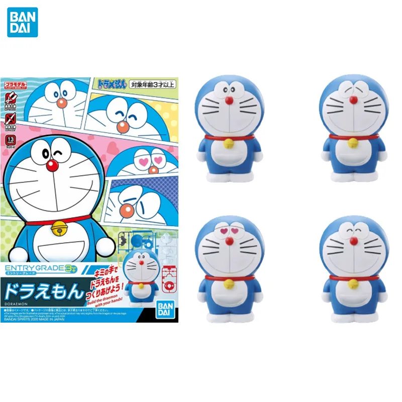 Фигурка аниме Bandai оригинальная Дораэмон начальный класс EG Дораэмон аниме фигурка Сборная модель игрушки подарки для детей