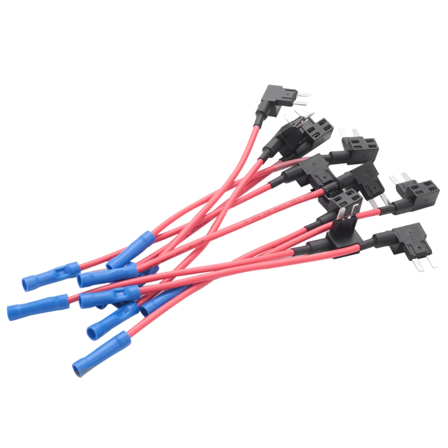 

10 Pack - 12V Car Add-a-circuit Fuse TAP Adapter Mini ATM APM Blade Fuse Holder