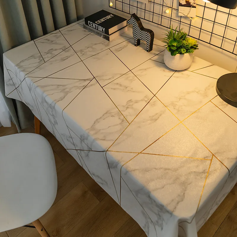 

Desk Girl Cute Net Red PVC Rectangular Tea Table Table Table Cloth Waterproof, Oil Proof, and Free Wash