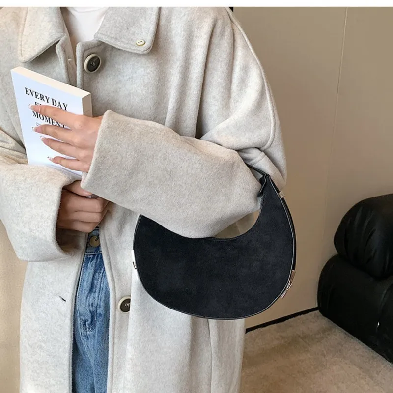 

Красивая дизайнерская женская сумка на осень и четыре сезона, Наплечная Сумка для подмышек, модная сумка, сумки с полумесяцем для дам