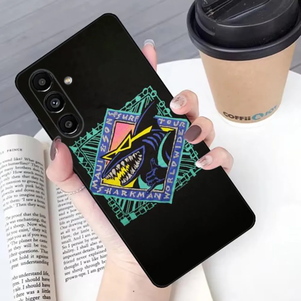 Чехол для телефона M-MAUI AND SONS Samsung S24 23 22 30 21 10 9 Ultra Plus Lite FE мягкий силиконовый черный