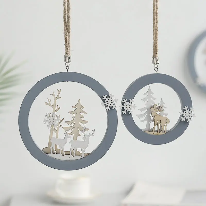 

Nordic ins style bedroom room decoration creative home three-dimensional elk wall decoration pendant
