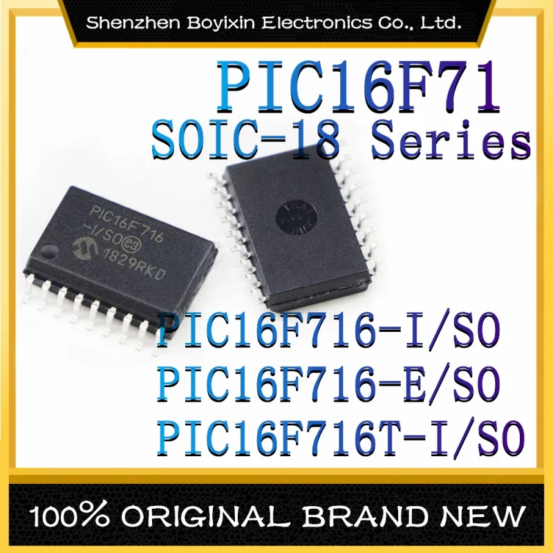

Φ/SO PIC16F716-I/SO PIC16F716-E/SO PIC16F716T-I SOP-18 MCU, одночиповый микрокомпьютер, микроконтроллер, чип