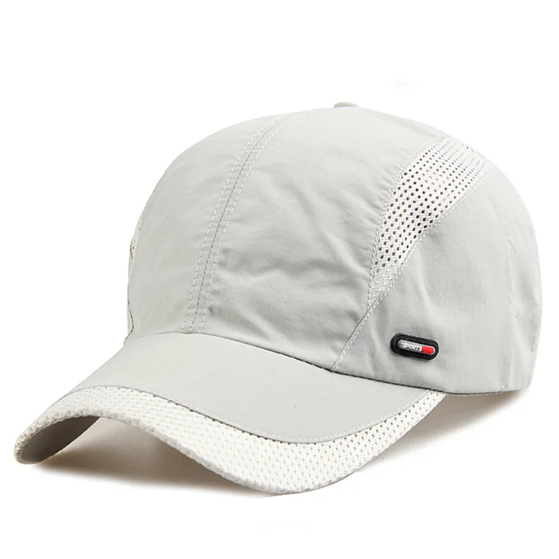 Simple Solid Baseball Cap for Men Spring/Summer Lightweight Breathable Sun Hat Adjustable Outdoor Sports Cap Lenceria Para Damas