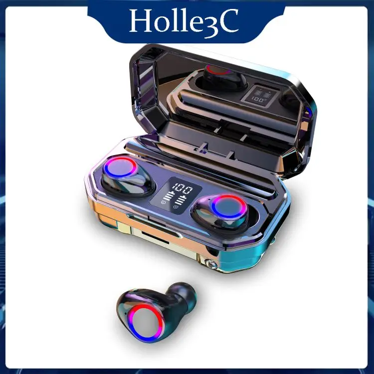 

Tws Music Earbuds 5v Sport Headsets Touch Stereo Wireless Earphones Earphones Noise Reduction 5.0 Headphones In Ear